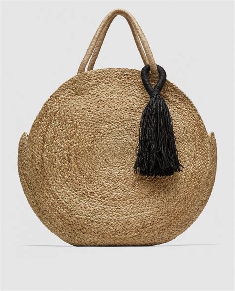 zara raffia straw bag